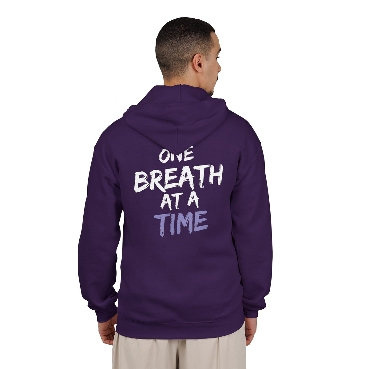 One Breath at a Time - Unisex Heavy Blend™ Full Zip Hooded Sweatshirt