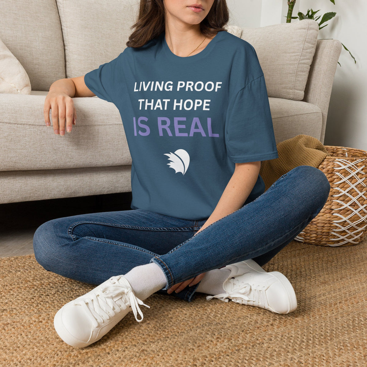 Living Proof that Hope is Real - Unisex T-Shirt
