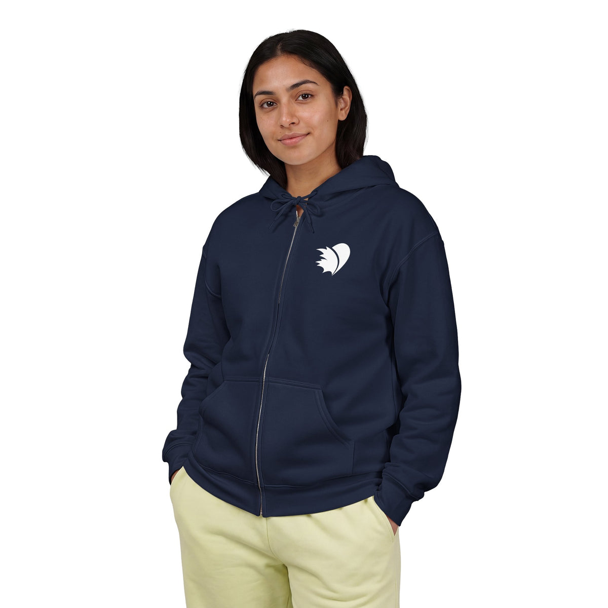 Not all Heroes Wear Capes. Some Just Care - Unisex Heavy Blend™ Full Zip Hooded Sweatshirt
