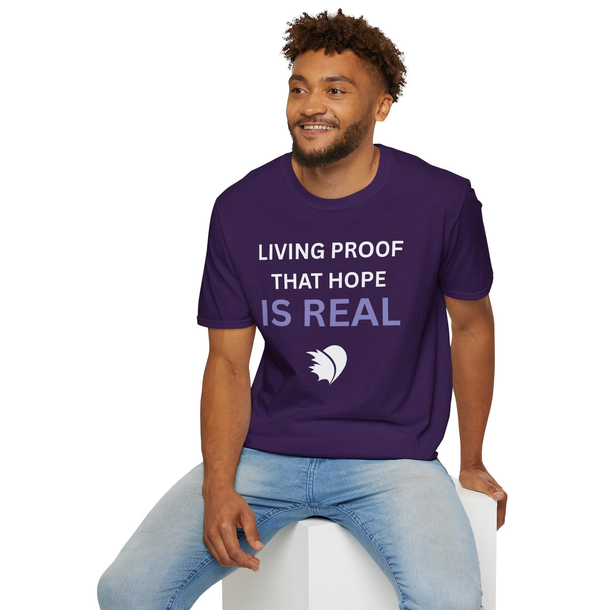 Living Proof that Hope is Real - Unisex T-Shirt