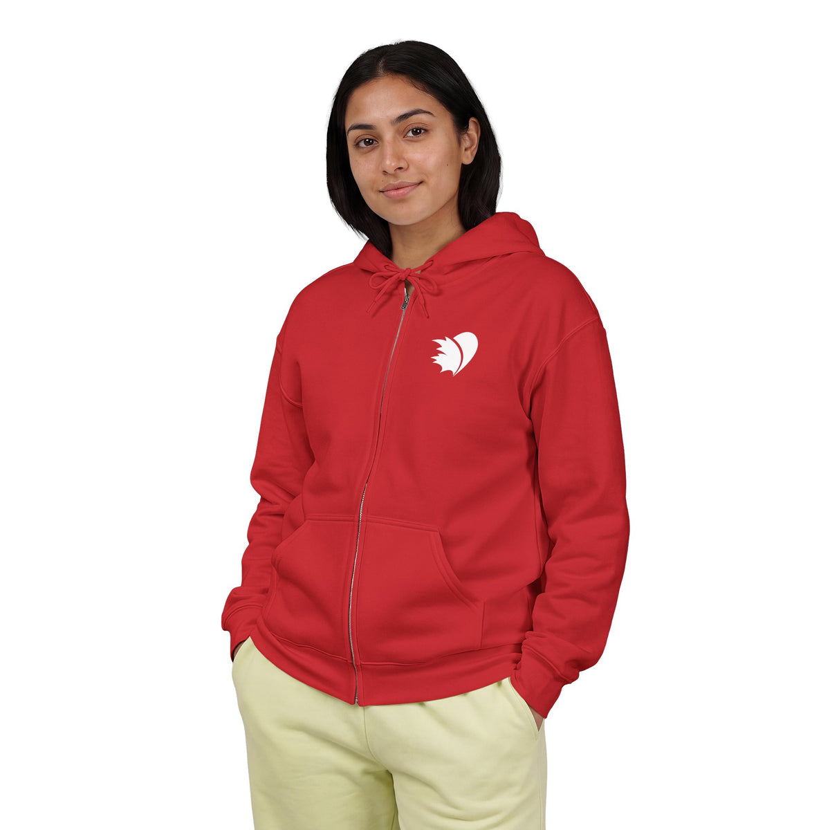 I Care. I Advocate. I Support. I Love - Unisex Heavy Blend™ Full Zip Hooded Sweatshirt