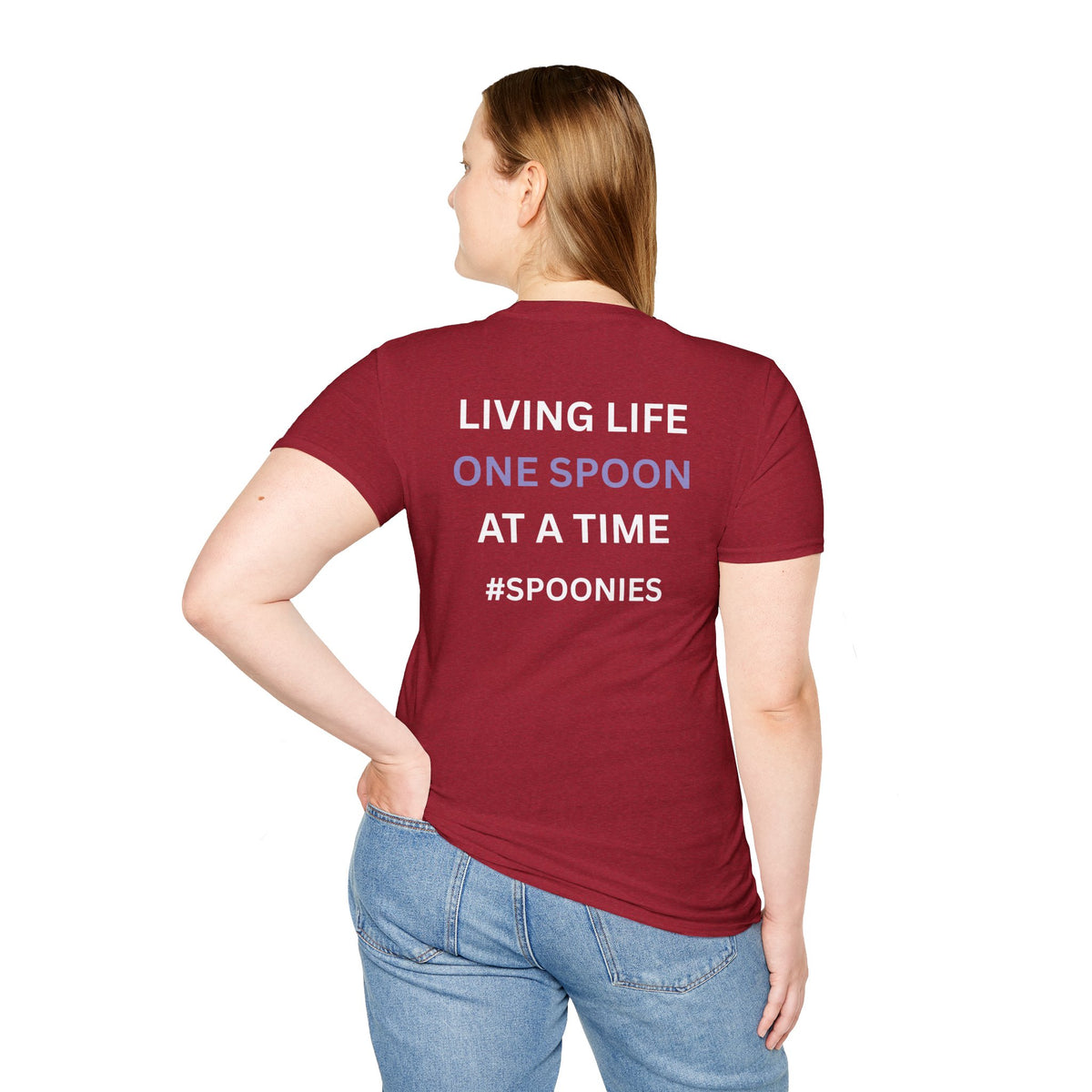 Living life one spoon at a time - Unisex T-Shirt