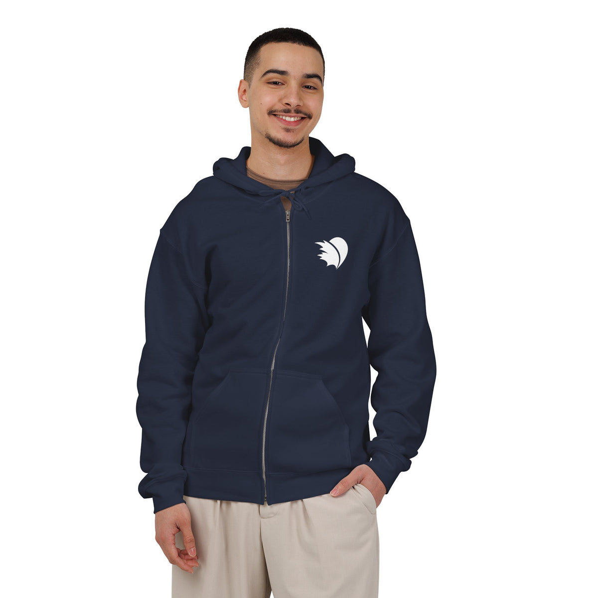 One Breath at a Time - Unisex Heavy Blend™ Full Zip Hooded Sweatshirt