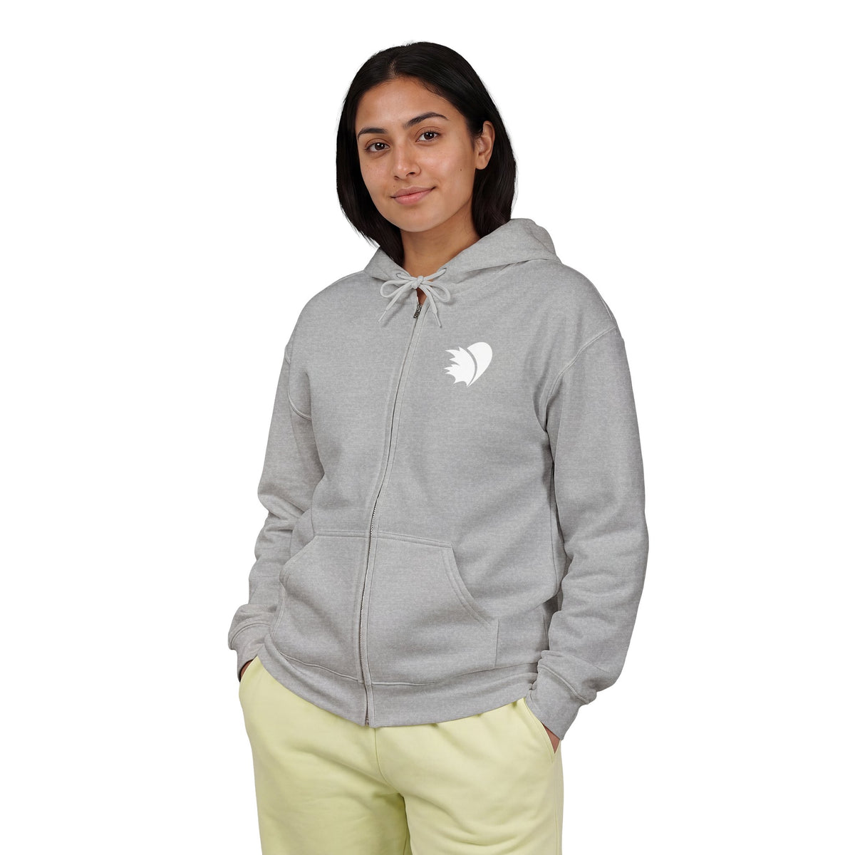 Living Proof that Hope is Real - Unisex Heavy Blend™ Full Zip Hooded Sweatshirt