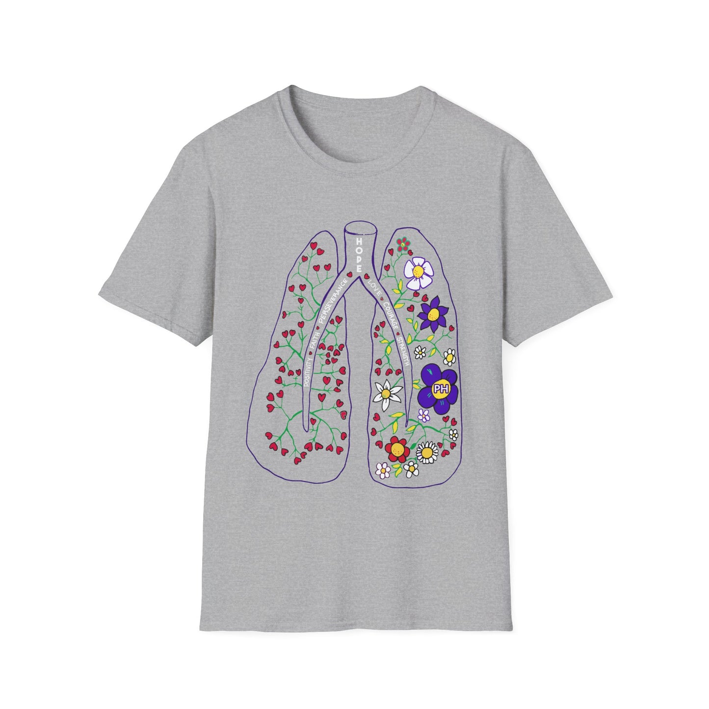 Unisex New PH Lungs T-Shirt - English