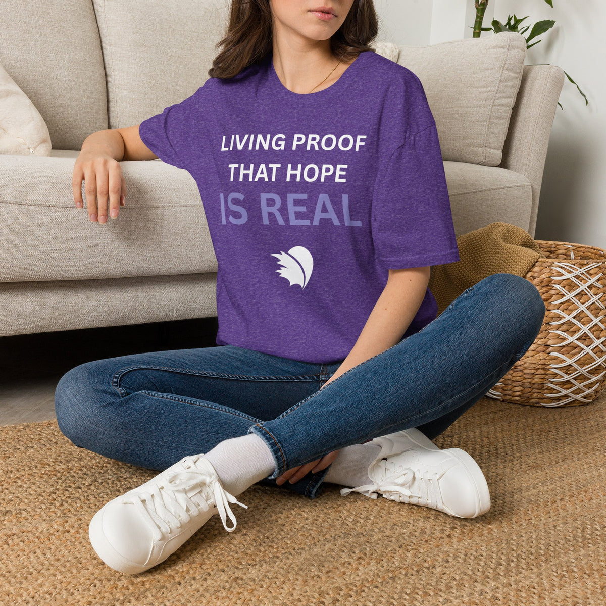 Living Proof that Hope is Real - Unisex T-Shirt