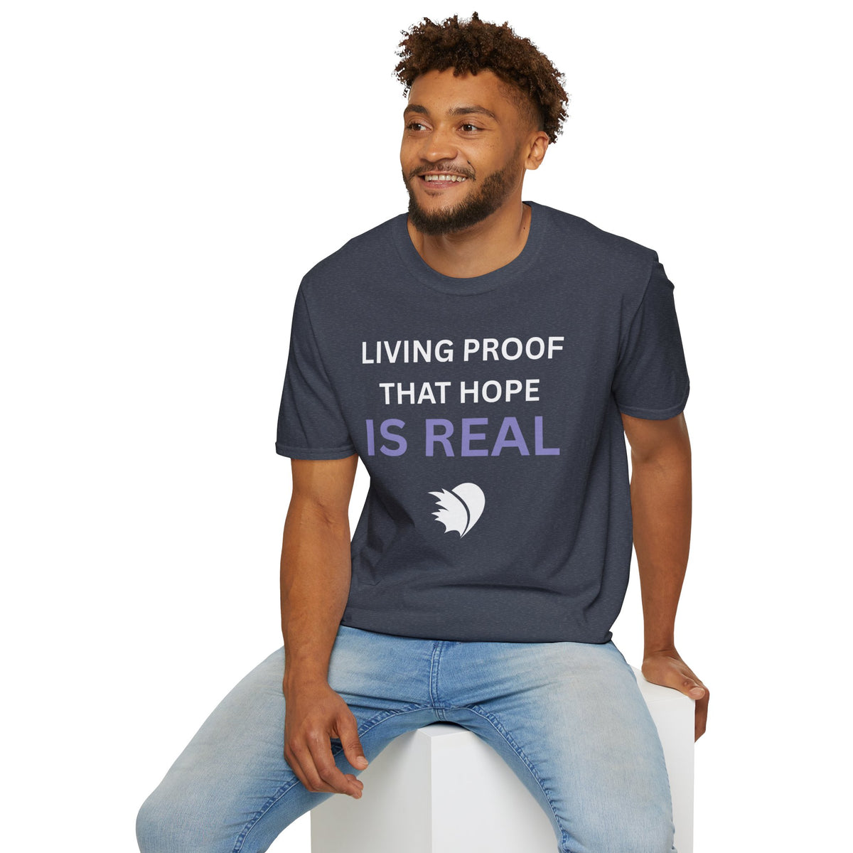 Living Proof that Hope is Real - Unisex T-Shirt