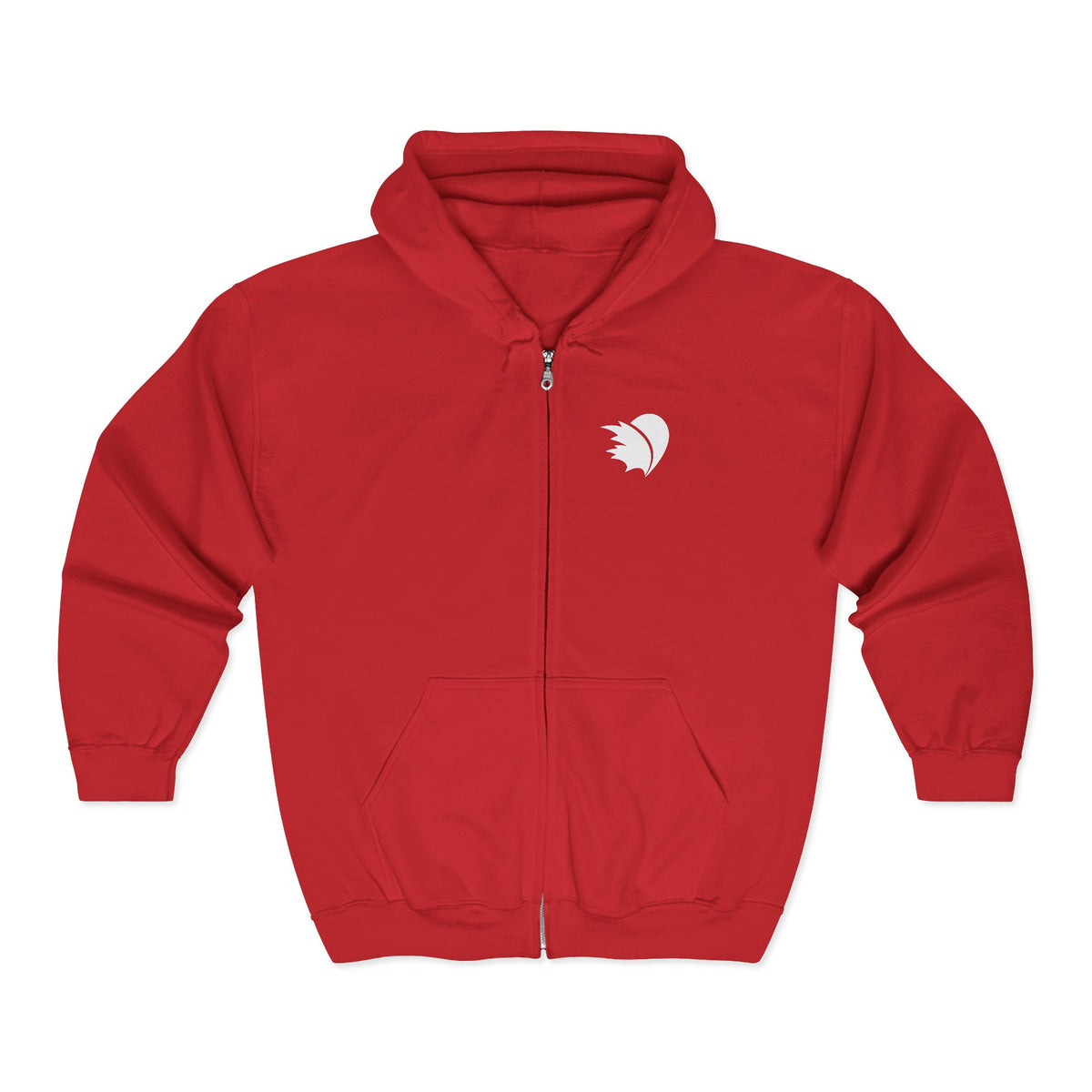 Living life one spoon at a time - Unisex Heavy Blend™ Full Zip Hooded Sweatshirt