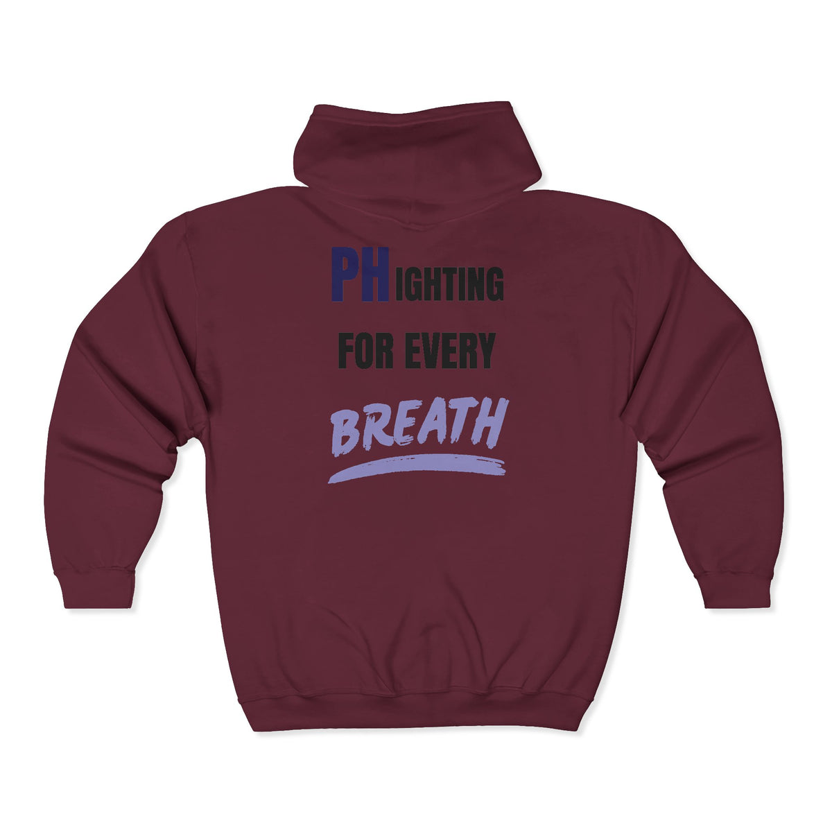 PHighting for Every Breath - Unisex Heavy Blend™ Full Zip Hooded Sweatshirt