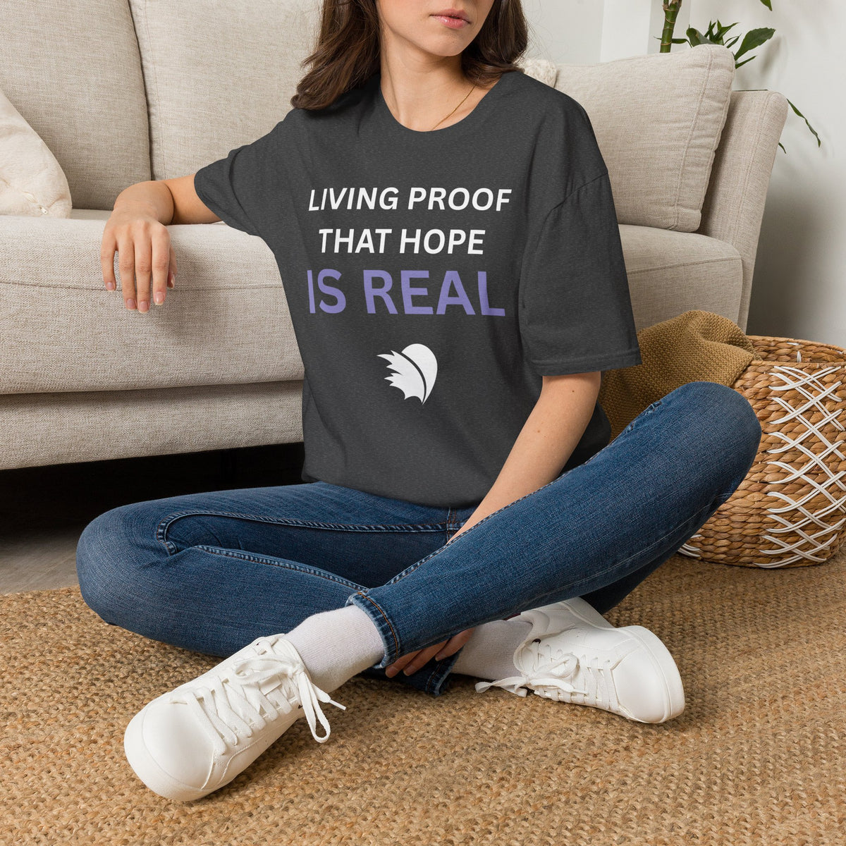 Living Proof that Hope is Real - Unisex T-Shirt
