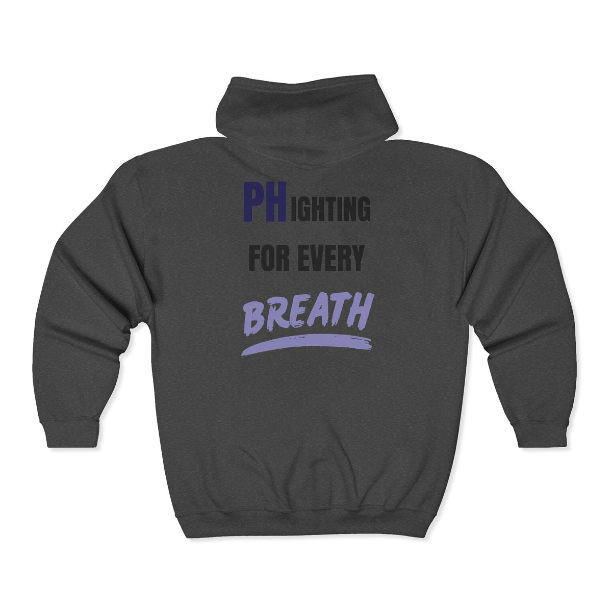 PHighting for Every Breath - Unisex Heavy Blend™ Full Zip Hooded Sweatshirt