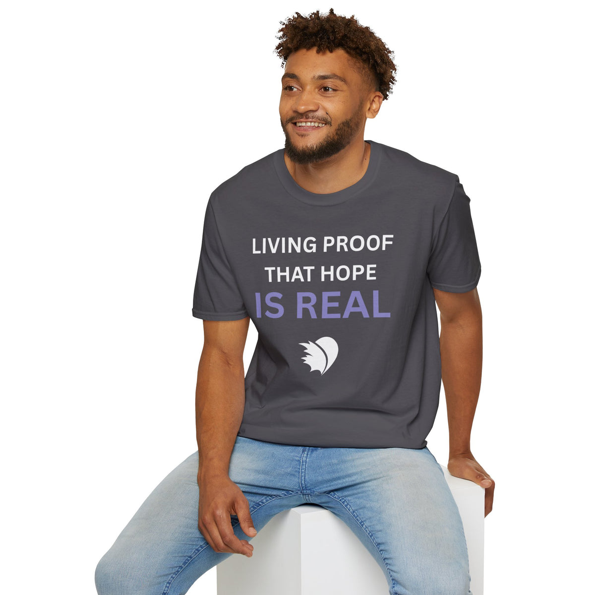 Living Proof that Hope is Real - Unisex T-Shirt