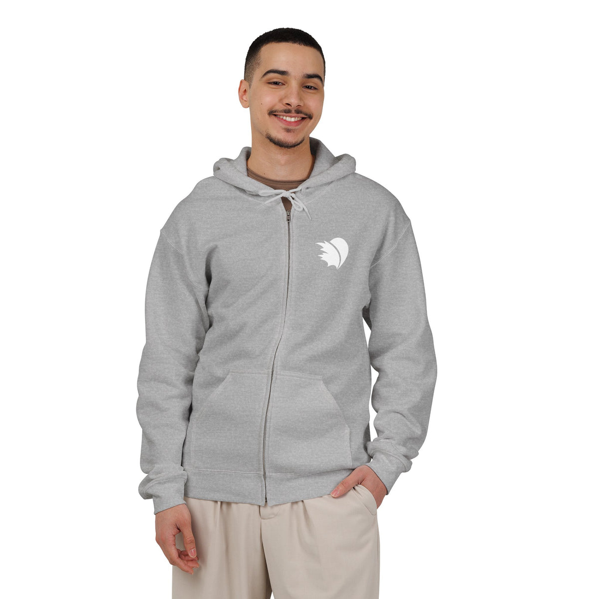 I Care for Someone with PH. What's your Superpower? - Unisex Heavy Blend™ Full Zip Hooded Sweatshirt