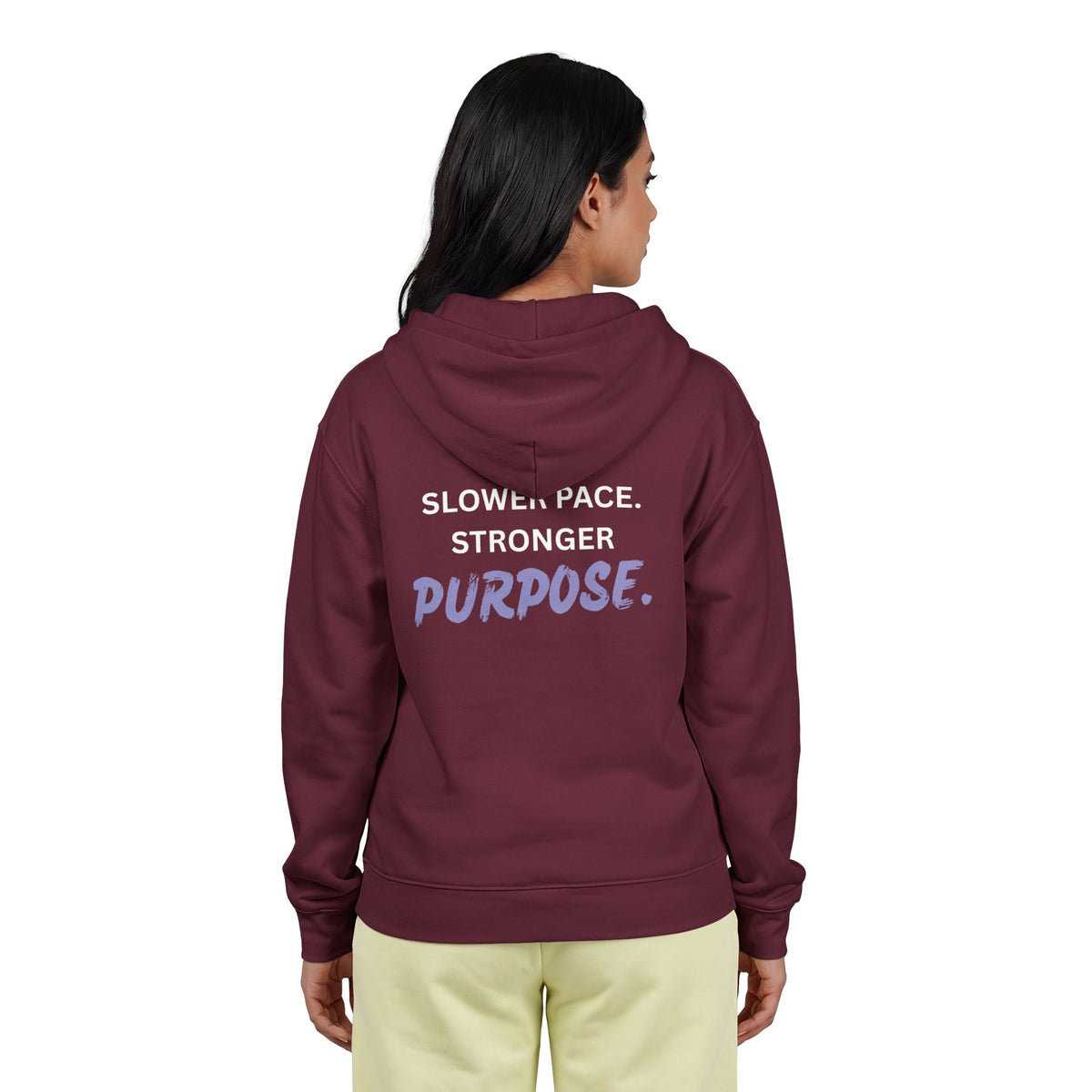 Slower Pace. Stronger Purpose. - Unisex Heavy Blend™ Full Zip Hooded Sweatshirt