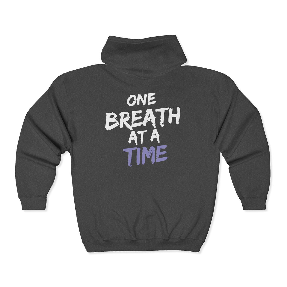 One Breath at a Time - Unisex Heavy Blend™ Full Zip Hooded Sweatshirt