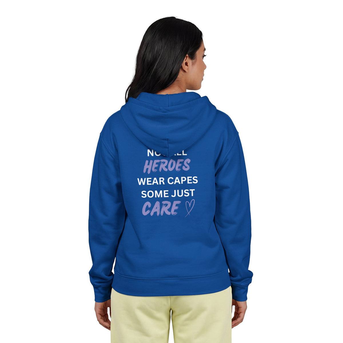 Not all Heroes Wear Capes. Some Just Care - Unisex Heavy Blend™ Full Zip Hooded Sweatshirt