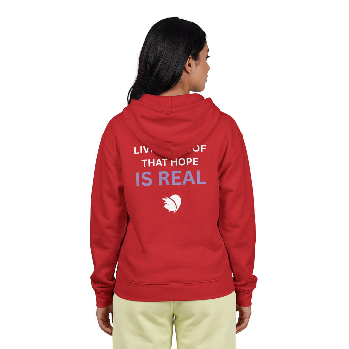 Living Proof that Hope is Real - Unisex Heavy Blend™ Full Zip Hooded Sweatshirt