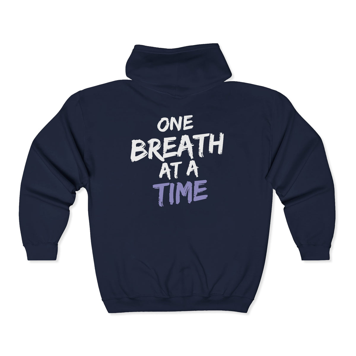 One Breath at a Time - Unisex Heavy Blend™ Full Zip Hooded Sweatshirt