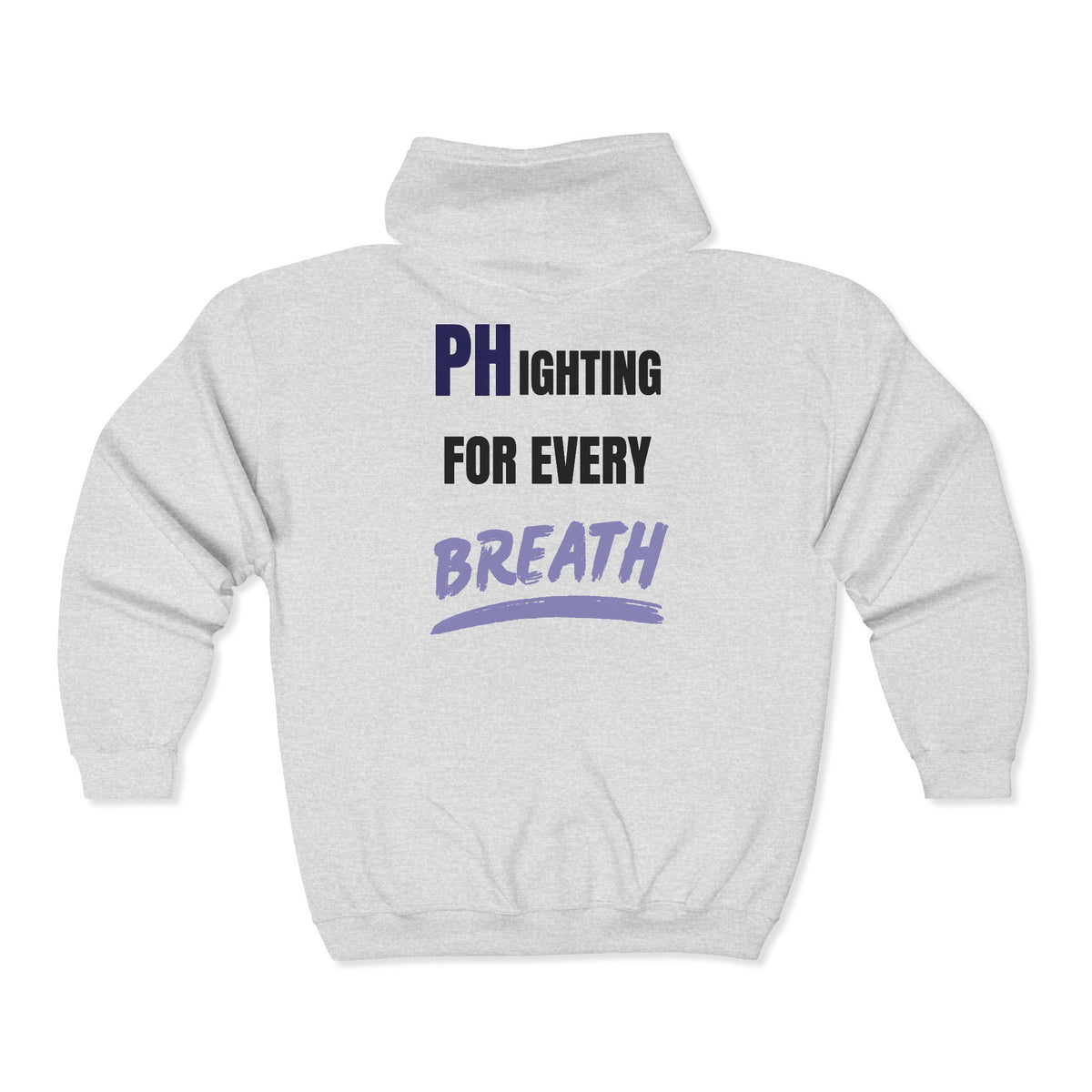 PHighting for Every Breath - Unisex Heavy Blend™ Full Zip Hooded Sweatshirt