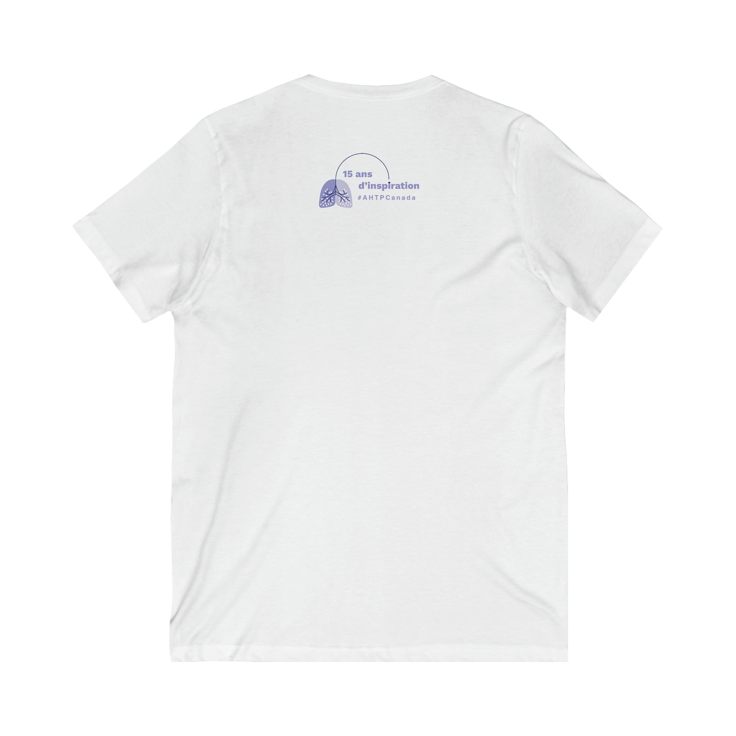 T-shirt à col en V et manches courtes en jersey pour femmes - Édition anniversaire