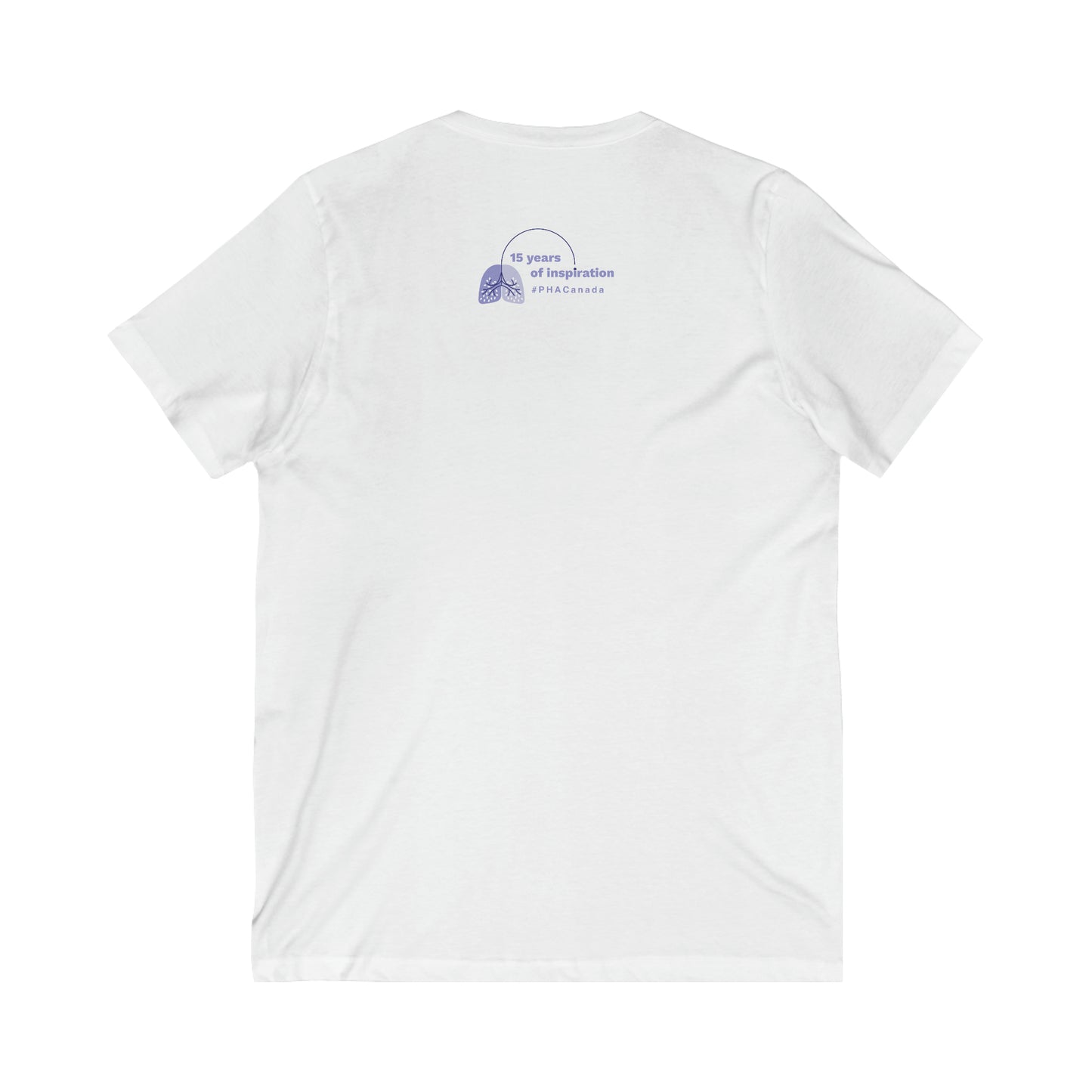 T-shirt à col en V et manches courtes en jersey pour femmes - Édition anniversaire